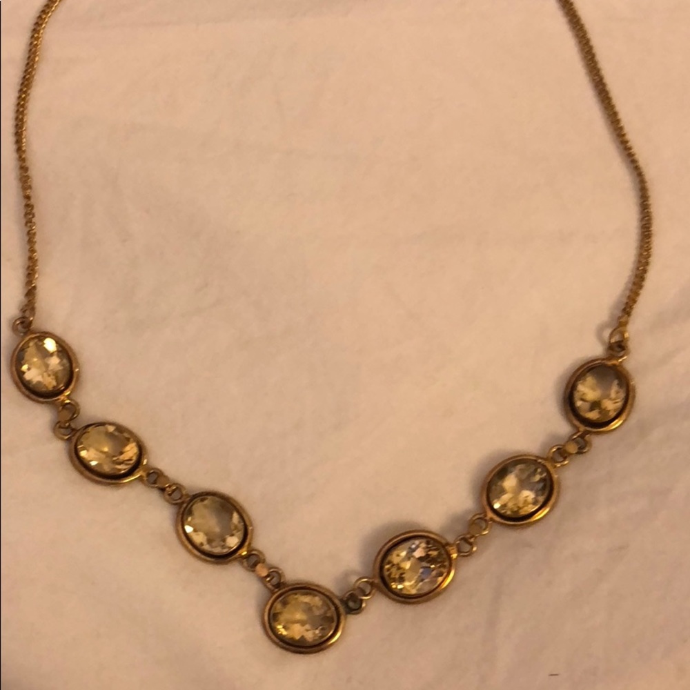 Italian citrine necklace